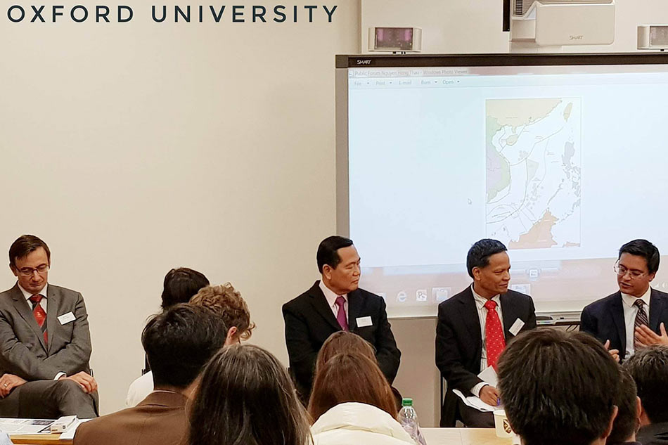 In Oxford, experts pitch to resolve South China Sea row 1