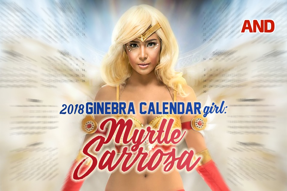 2018 Ginebra Calendar Girl Myrtle Sarrosa ABSCBN News