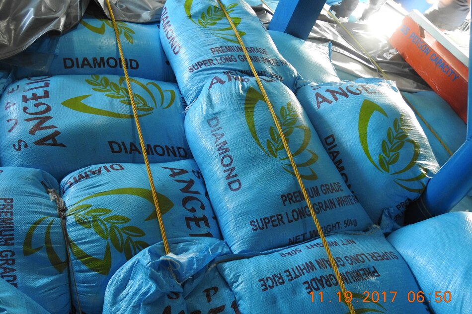 P46 M Worth Of Smuggled Rice Seized At Davao Port Abs Cbn