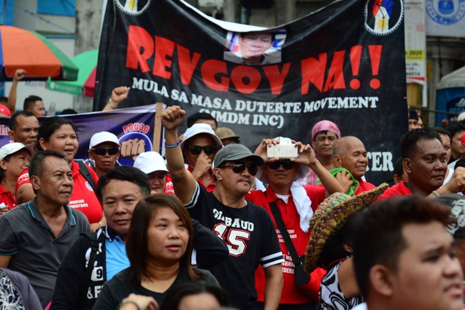 Duterte supporters call for revolutionary government | ABS-CBN News