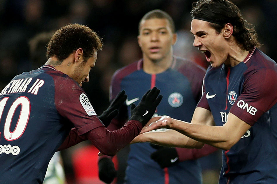 Neymar and Cavani strike again as PSG go 10 points clear | ABS-CBN News