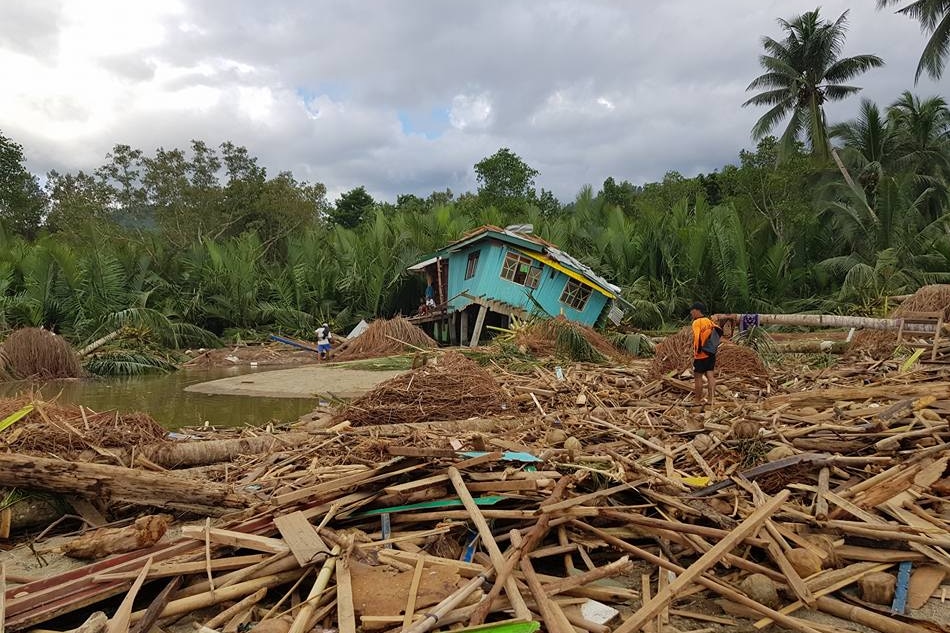 Typhoon Vinta damaged homes and knocked down trees in Sibuco town, Zamboanga del Norte in December 2017. Noning Antonio, ABS-CBN News file photo