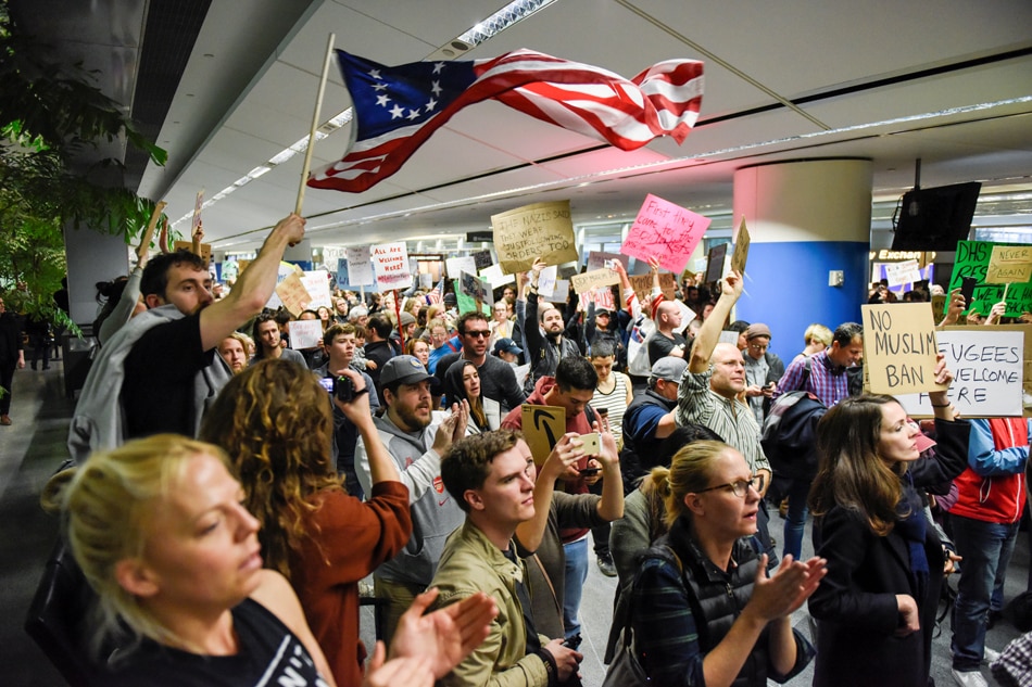 Pinoys Join San Francisco Protest Vs Trump's Immigration Ban | ABS-CBN News