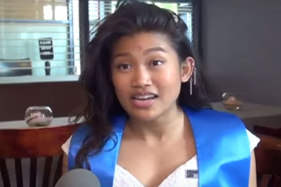 Defying Birth Defect Pinay Inspires Others At Us College Graduation Abs Cbn News