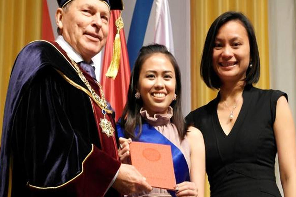 LOOK Pinay graduates with highest honors from Russian university ABS ... photo