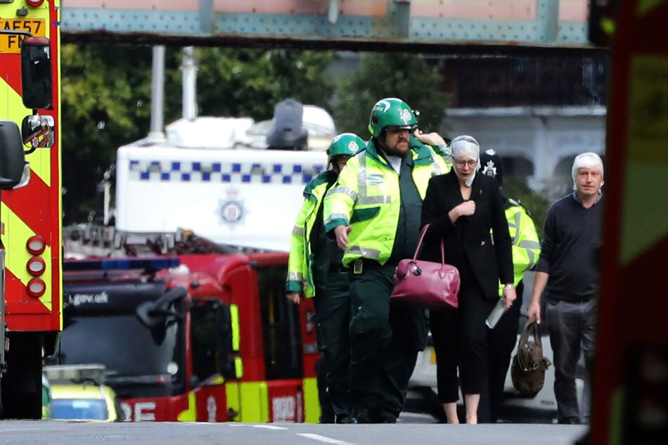 At least 22 injured in London Underground bomb attack ABSCBN News