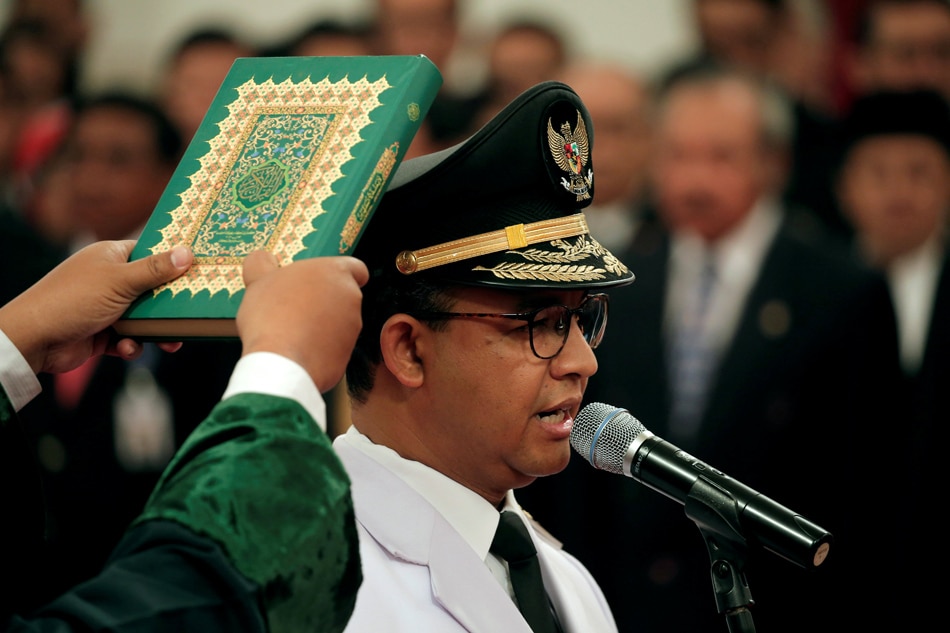New Jakarta governor faces backlash for racially tinged speech | ABS