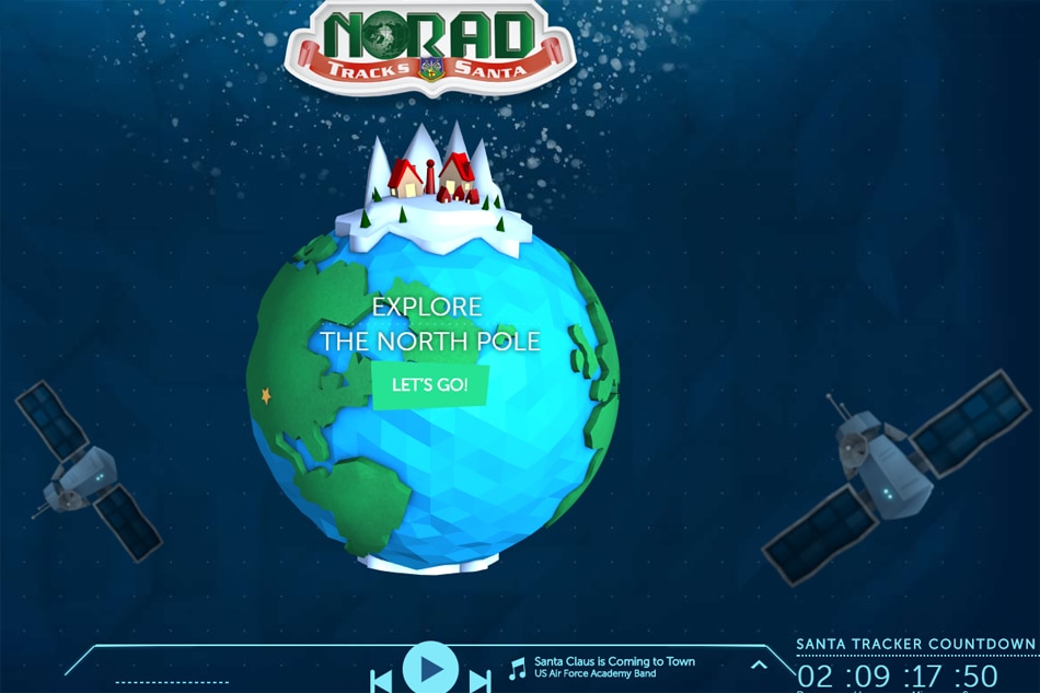 NORAD's 'Santa tracker' embraces new technology ABSCBN News