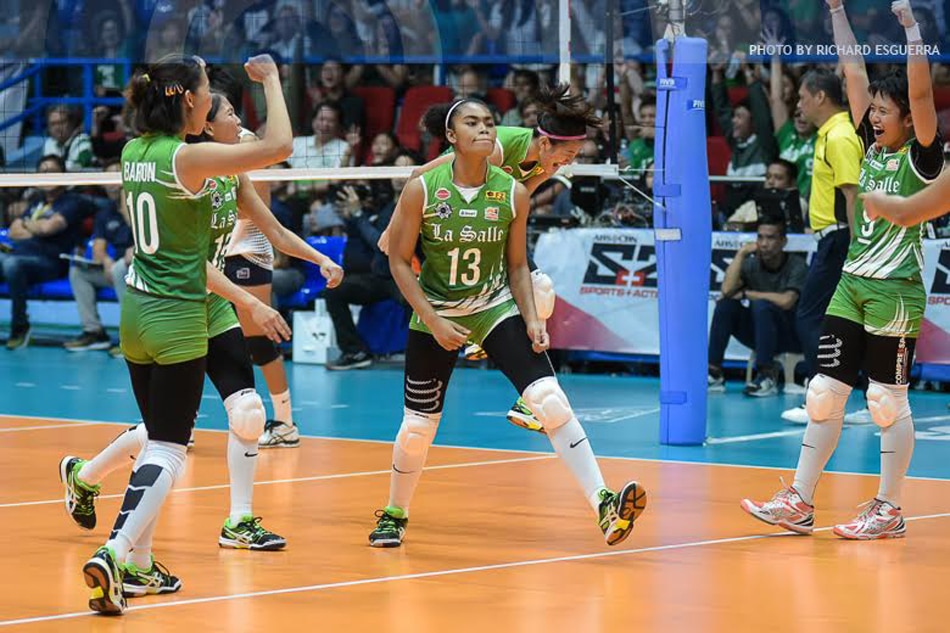 La Salle halts NU Lady Bulldogs' win streak in volleyball | ABS-CBN News