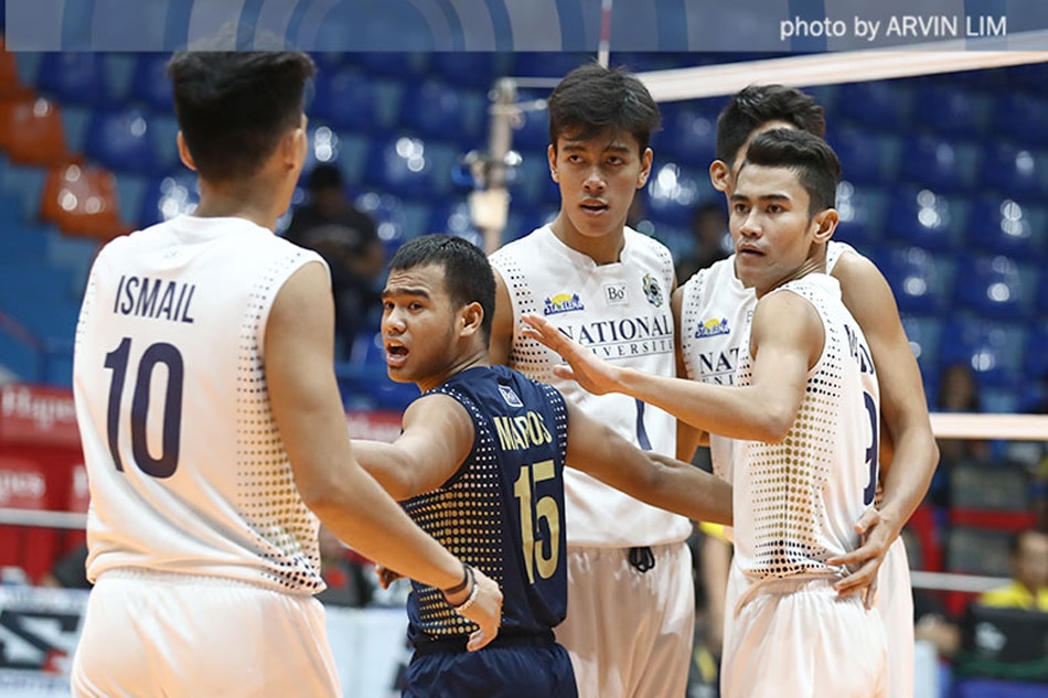 UAAP volleyball: NU men bounce back, down UP for solo lead | ABS-CBN News
