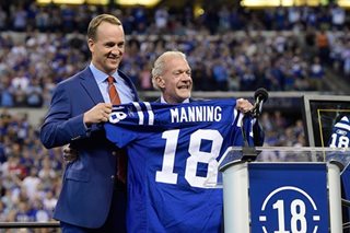 peyton manning jersey retirement