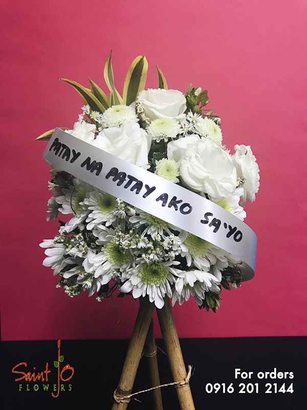'Patay na patay ako sa'yo': See funeral-inspired flowers for Valentine