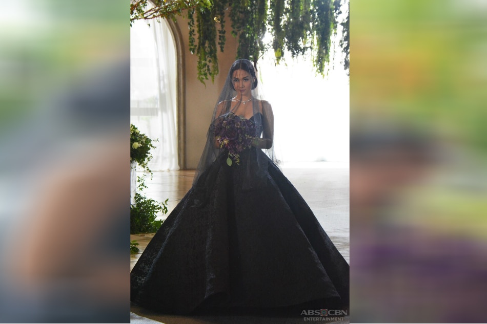 LOOK Maja Salvador stuns in black wedding gown ABSCBN News