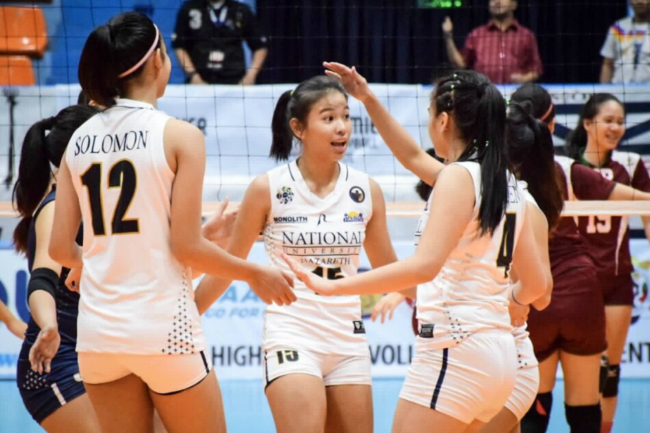 Ust Nu Come Up With Wins In Uaap High School Volleyball Abs Cbn News 