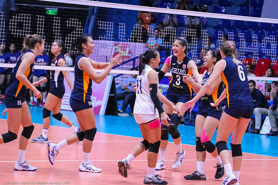 Superliga Foton Eyes Solo Lead Against Winless Victoria Sports Ust Abs Cbn News