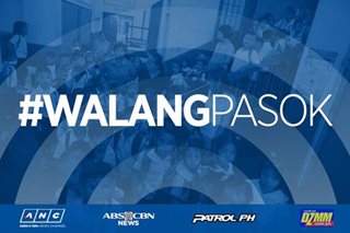 #WalangPasok: Setyembre 7 dahil sa bagyong Jolina
