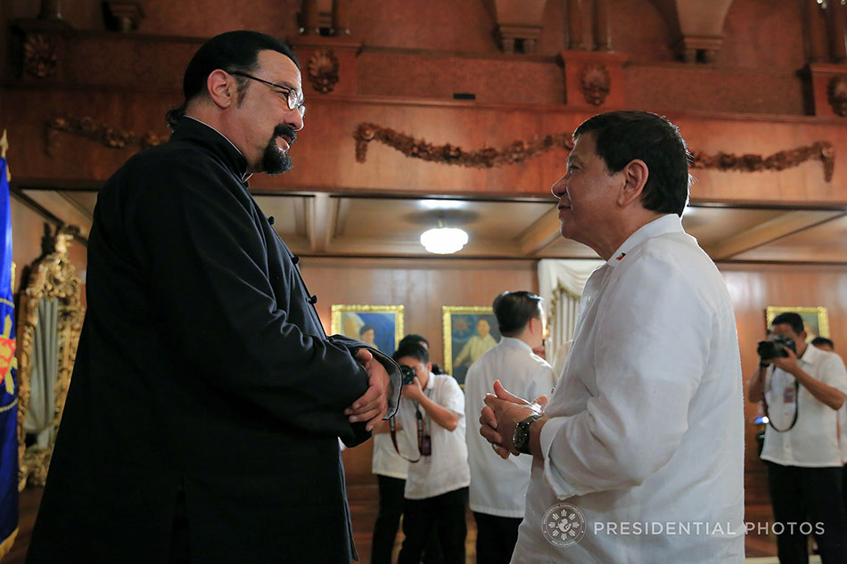 Duterte tells Steven Seagal he took karate lessons 3