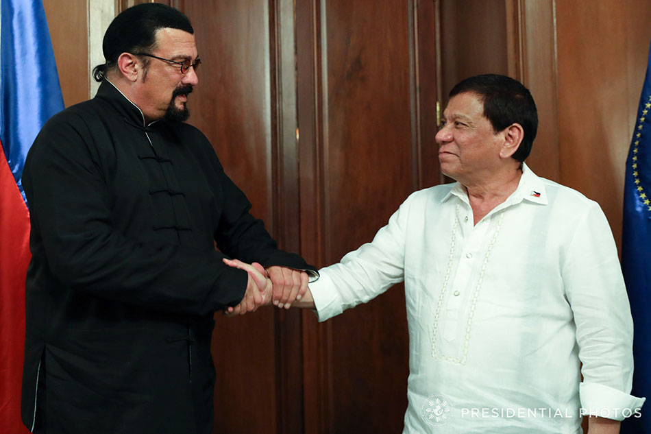 Duterte tells Steven Seagal he took karate lessons 1