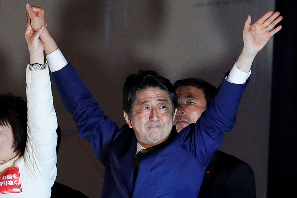 Japan PM Abe's Ruling Bloc On Track For Big Win In Election | ABS-CBN News