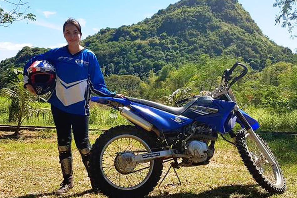 Yes Adventurous Type Ako Julia Montes Tries Out Dirt Biking Abs