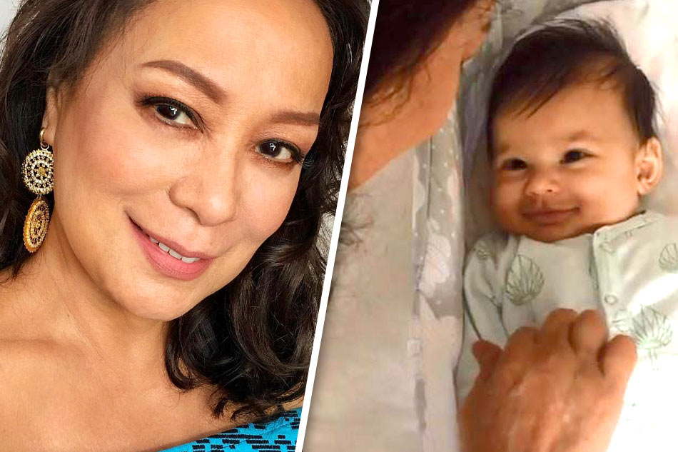 Watch Gloria Diaz Is A Doting Lola As She Plays With Grandson Baltie Abs Cbn News