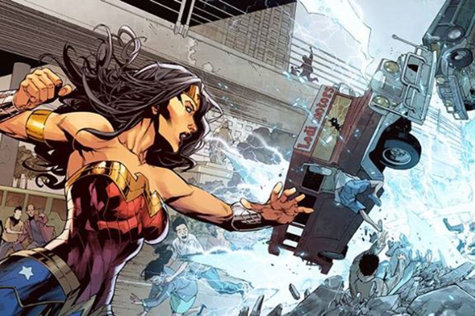In New Comic Wonder Woman Lands In Ph To Fight Darkseid Abs Cbn News