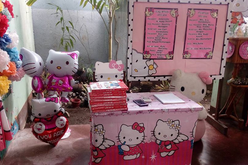 Kawaii Iligan kids study in this Hello Kitty classroom 