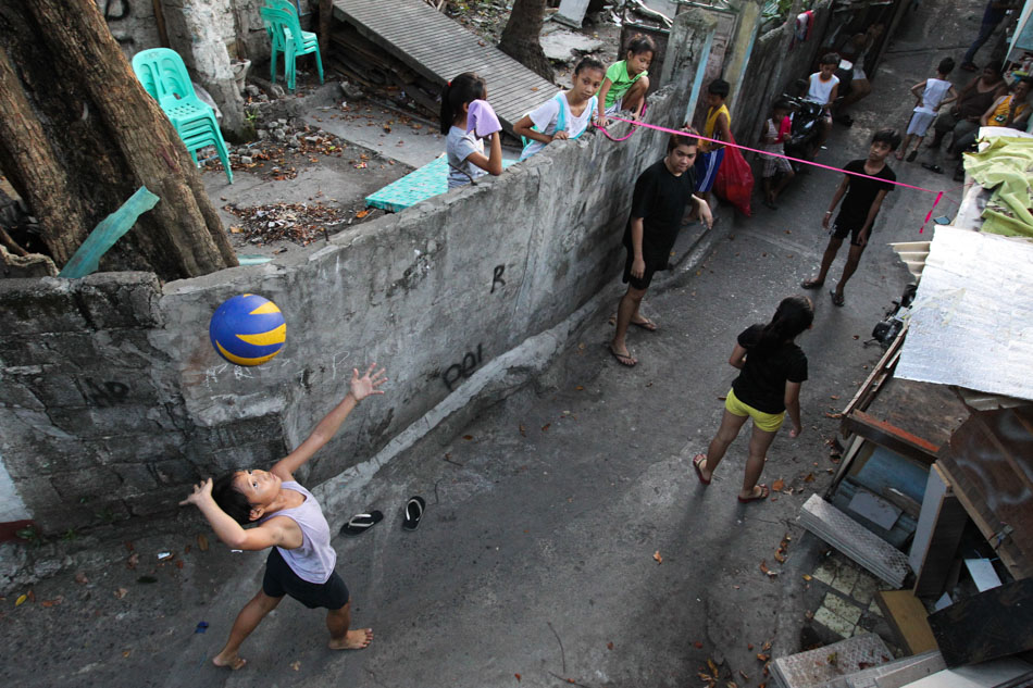 Volley at an alley ABS CBN News