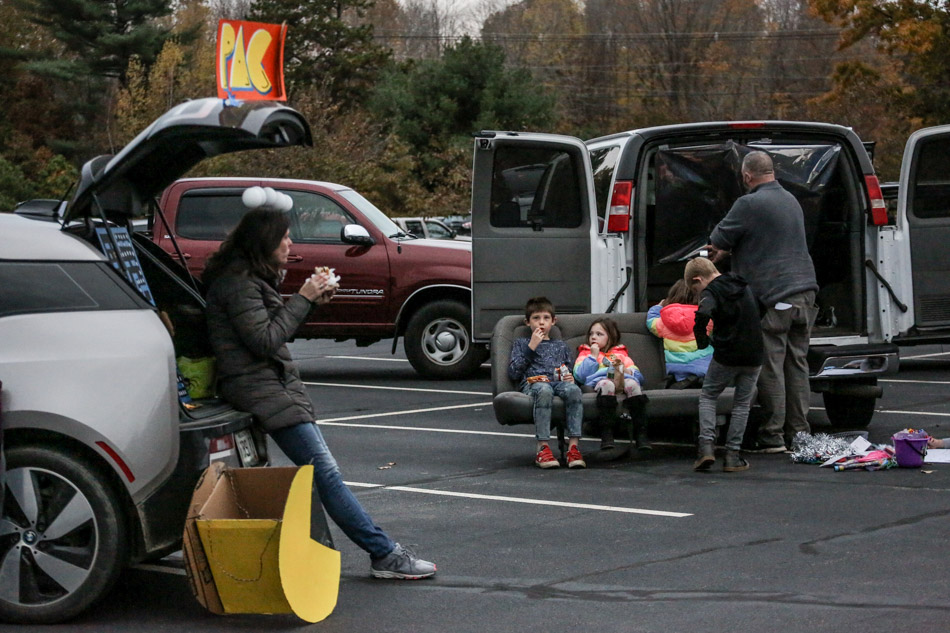 Try this: Trick-or-treating from the back of a car 3