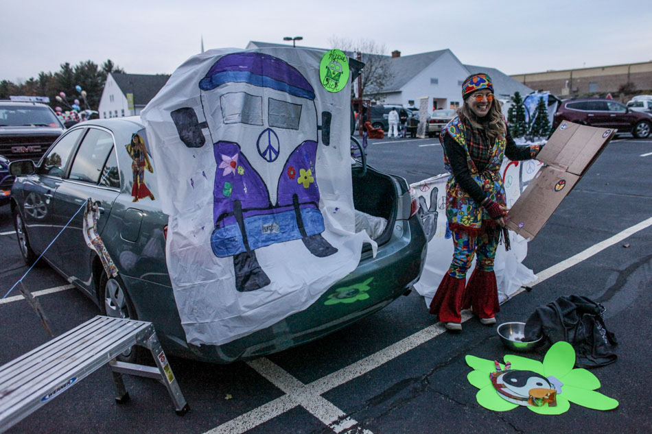 Try this: Trick-or-treating from the back of a car 9