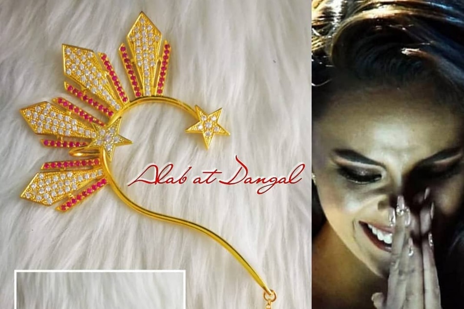 Catriona Gray's Miss Universe ear cuff 