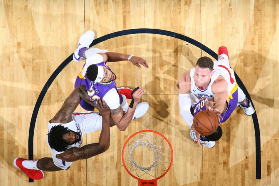 Demarcus Cousins, Jrue Holiday, and Anthony Davis by Layne Murdoch