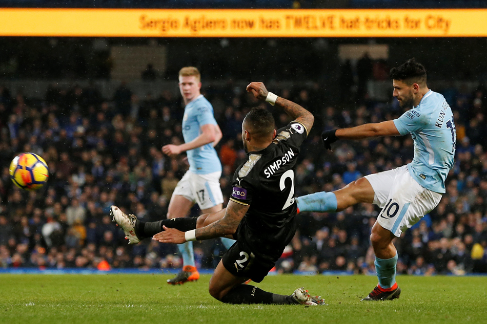 Aguero scores 4 in City romp, Kane leads Spurs past Arsenal | ABS-CBN News