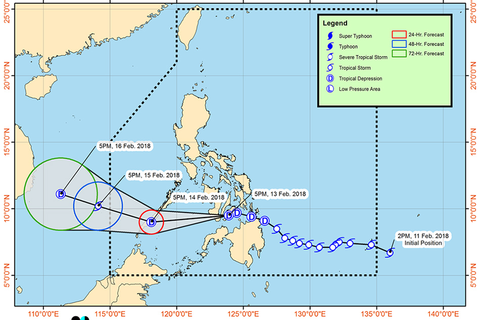 Basyang slows down, to make landfall over Cebu or Negros