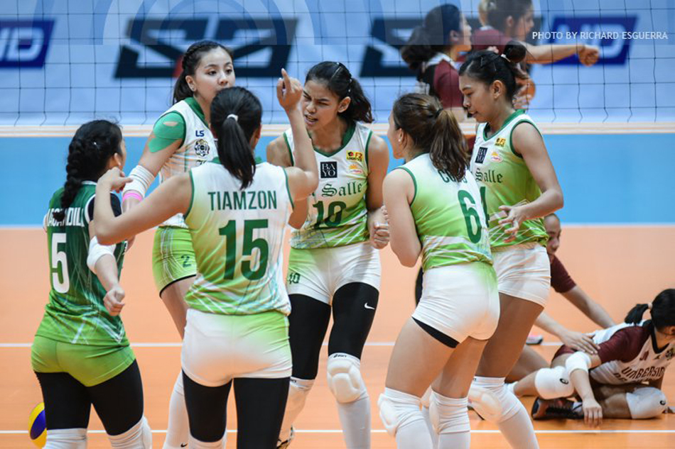 La Salle Eyes Share Of Lead Against Feu In Uaap Volleyball Abs Cbn News