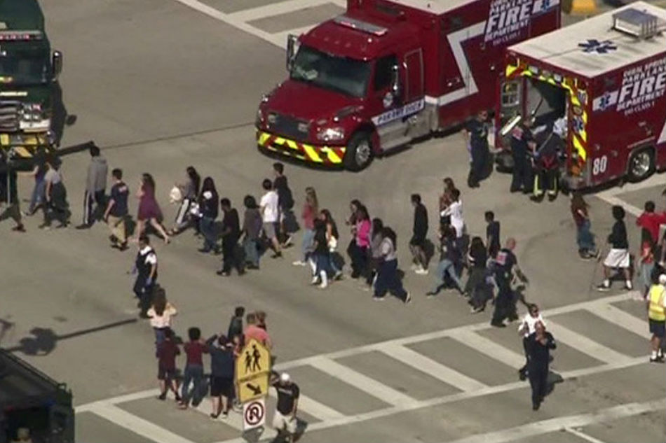 Exstudent kills 17 in shooting spree at Florida high school ABSCBN News