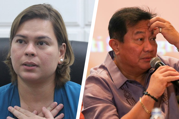 Alvarez Sara Duterte Shake Hands At Dinner Party Abs Cbn News