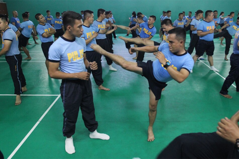 Cops learn Taekwondo ABSCBN News