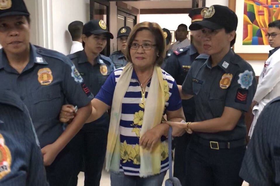 Hospital arrest for De Lima? It's up to the court, says Palace | ABS ...