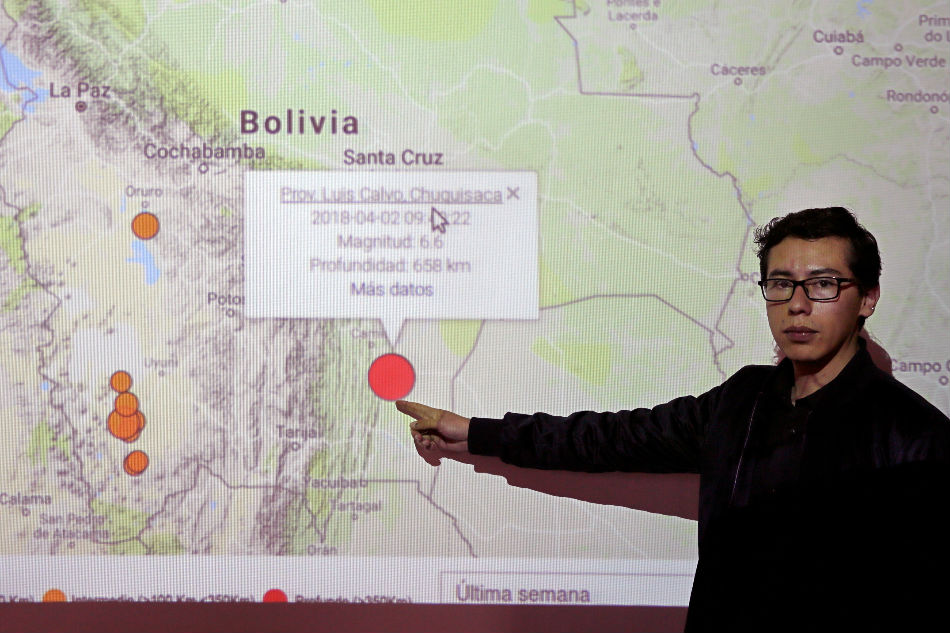 Strong, deep quake rocks Bolivia, shakes buildings in Brazil 2