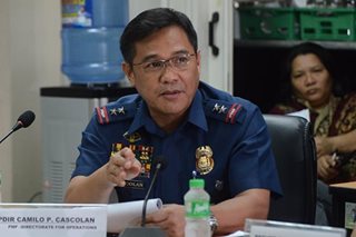 Cascolan to lead PNP while Gamboa recovers from chopper crash: Año