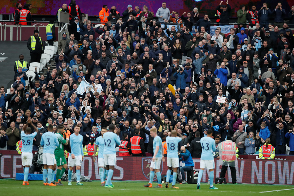 Man City close in on points record with 4-1 win at West Ham | ABS-CBN News