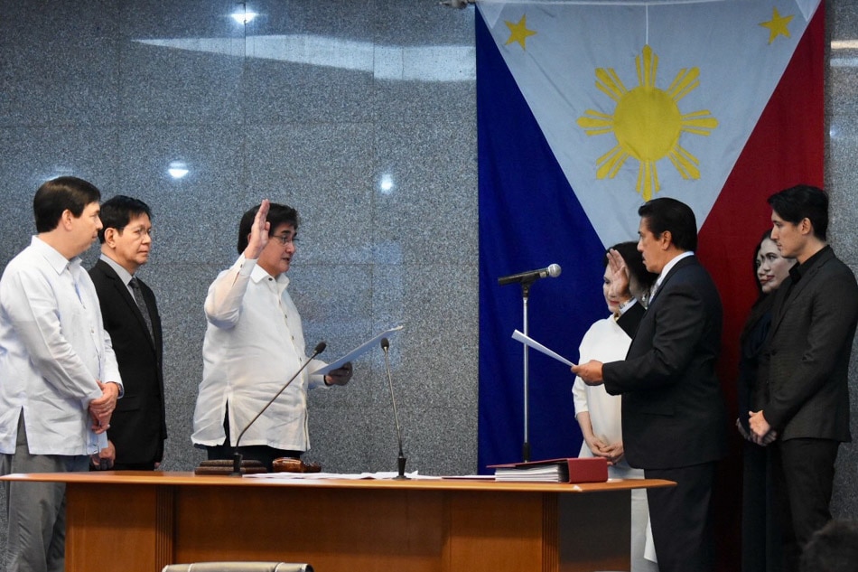 Sotto takes oath as Senate President | ABS-CBN News