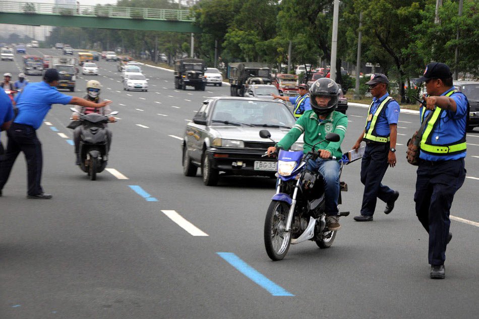 motorcycle riders break traffic laws