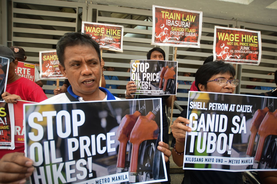 Another Protest For Another Round Of Oil Price Hikes Abs Cbn News