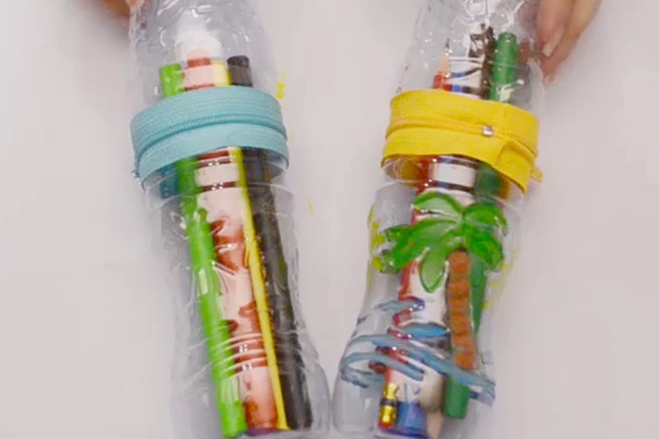 Diy Pen Case Na Gawa Sa Plastic Bottles Abs Cbn News 6618