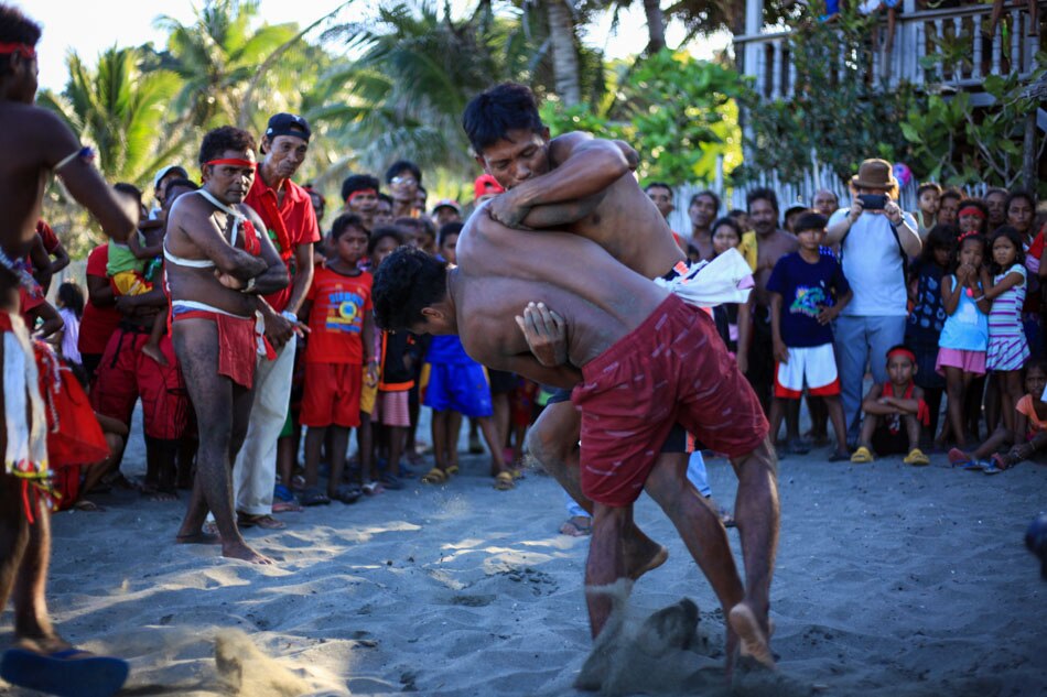 Traditional Dumagat wrestling