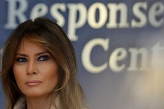 In farewell video, Melania Trump says be passionate, but not violent