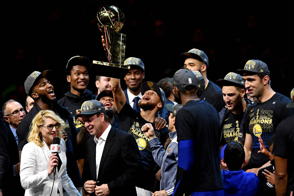 NBA Finals: 'Golden' standard, as Warriors sweep Cavs to win title