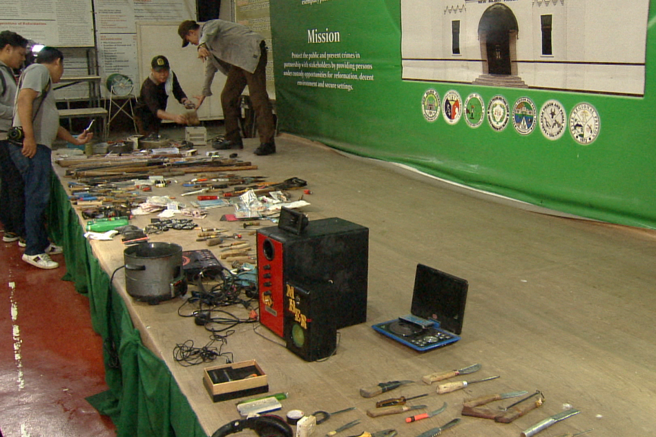 Droga, gadgets, kabilang sa mga kontrabandong muling nasamsam sa Bilibid